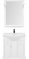 Комплект мебели для ванной Aquanet Лагуна Классик 80 белый - 2 изображение
