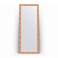Зеркало в багетной раме Evoform Definite Floor BY 6004 78 x 197 см, соты медь