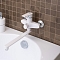Смеситель для ванны с душем РМС PL6-006E белый - 3 изображение