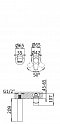 Смеситель для раковины Cezares Nautic NAUTIC-BLI2-NOP, с донным клапаном, черный матовый - изображение 2