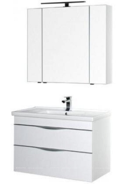 Комплект мебели для ванной Aquanet Эвора 100 белый - 4 изображение