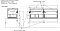 Тумба с раковиной Эстет Dallas Luxe 140 ФР-00002926 левая подвесная 1 ящ - изображение 7