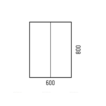 Шкаф Corozo Алабама 60 см SD-00000799 белый - 4 изображение