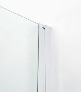 Душевая дверь Cezares RELAX-B-2-180-C-Bi профиль белый стекло прозрачное 180см - 3 изображение