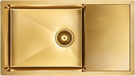 Кухонная мойка Paulmark Wing PM217844-BG брашированное золото