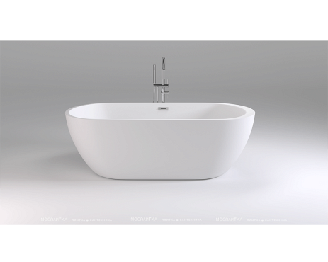 Акриловая ванна Black&White Swan 105SB00, 170x80 см, белая