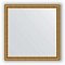 Зеркало в багетной раме Evoform Definite BY 1022 72 x 72 см, бусы золотые 