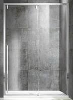 Душевая дверь Vincea Lugano 140x195 см, VDS-1L140CL-1, профиль хром, стекло прозрачное