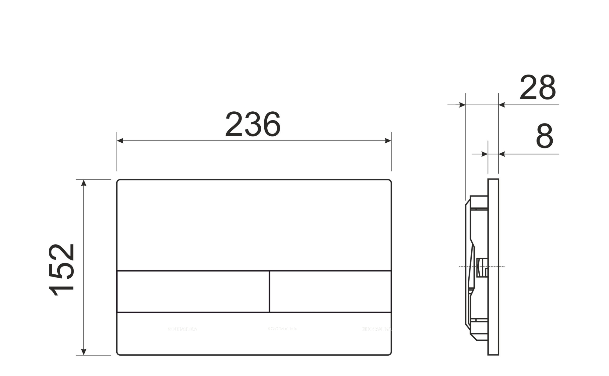 Комплект подвесной безободковый унитаз Ceramica Nova Metropol Rimless CN4002 с микролифтом + система инсталляции Envision CN1002B с кнопкой смыва Flat черный матовый и шумоизоляционной панелью - изображение 7