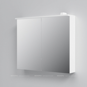 Зеркальный шкаф с LED-подсветкой Am.Pm Spirit 2.0 M70AMCX0801WG, 80 см - 4 изображение