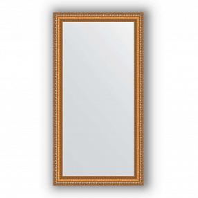 Зеркало в багетной раме Evoform Definite BY 3074 55 x 105 см, золотые бусы на бронзе