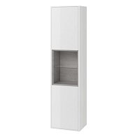 Шкаф-пенал Excellent Tuto 40 см (белый/бетон), MLEX.0201.400.WHCO