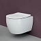 Комплект подвесной безободковый унитаз Ceramica Nova Play + инсталляция с клавишей смыва, чёрная матовая CN3001_1002B_1000 - изображение 4