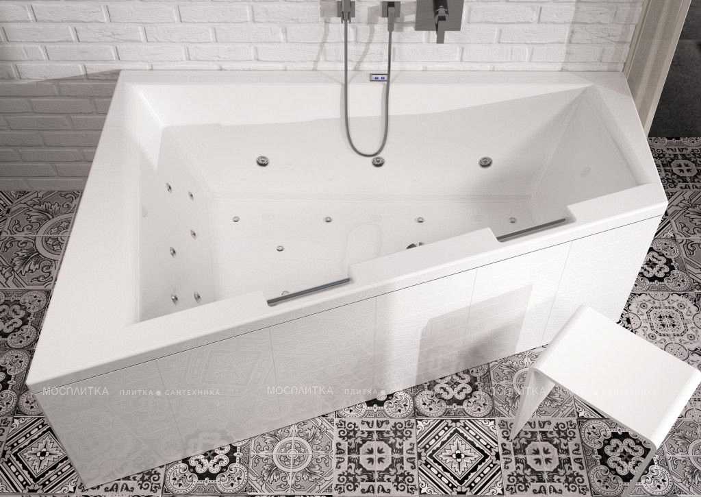 Акриловая ванна Riho Doppio 180 см R - изображение 3