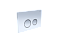 Панель смыва Aquatek Slim, KDI-0000028, белая, закаленное стекло - 2 изображение