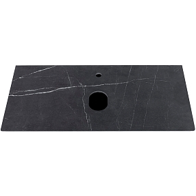 Столешница La Fenice Granite Black Olive Light Lappato 100 см FNC-03-VS03-100 черный мрамор