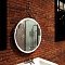 Зеркало Art&Max Milan 80 см AM-Mil-800-DS-F с подсветкой, белый - 2 изображение