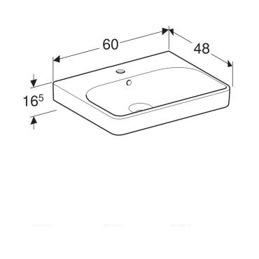 Комплект мебели Geberit Smyle для компактных ванных, 529.352.JR.6 - 6 изображение