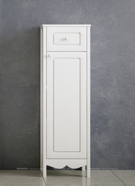 Шкаф-пенал Corozo Блюз 39 SD-00000031 белый - 5 изображение