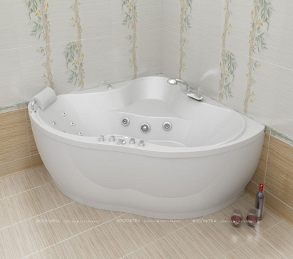 Акриловая ванна Triton Медея 142x142 см - 3 изображение
