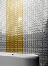 Керамическая плитка Meissen Плитка Spin White-Black Geo 25х75 - изображение 2