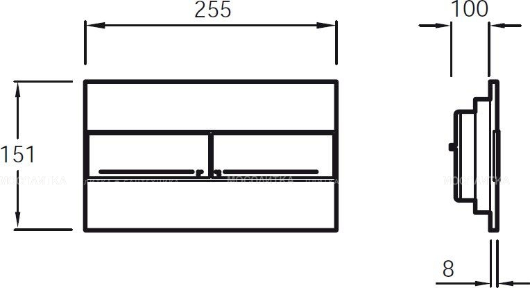 Комплект подвесной безободковый унитаз Jacob Delafon Aleo E21730RU-00 с сиденьем микролифт + система инсталляции с кнопкой смыва хром - изображение 9