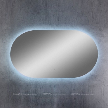 Зеркало Art&Max Torino 100 см AM-Tor-1000-600-DS-F с подсветкой - 2 изображение