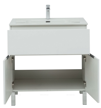 Комплект мебели для ванны Aquanet Палермо 80 см 253587, белый - 6 изображение