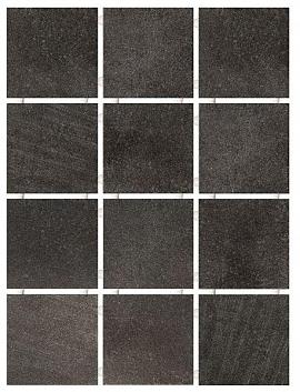 Плитка Караоке черный, полотно 30х40 из 12 частей 9,9х9,9