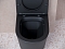 Комплект подвесной безободковый унитаз Ceramica Nova Balearica CN6000MB черный матовый с сиденьем микролифт + инсталляция Geberit Delta 458.149.21.1 с кнопкой, хром глянцевый - изображение 5