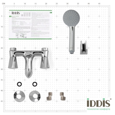Смеситель Iddis Bounce BOUSB02i02 для ванны с керамическим дивертором - 6 изображение