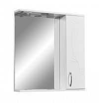 Зеркальный шкаф Stella Polar Фантазия 65/C SP-00000225 65 см с подсветкой, белый