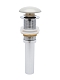 Донный клапан AQUAme AQM7002-0MFG Click-clack, светло-серый матовый 