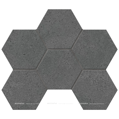 Мозаика Ametis  LA04 Hexagon 25x28,5 непол.(10 мм)