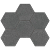Мозаика Ametis  LA04 Hexagon 25x28,5 непол.(10 мм)