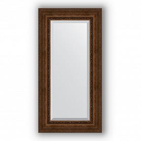 Зеркало в багетной раме Evoform Exclusive BY 3507 62 x 122 см, состаренная бронза с орнаментом
