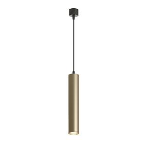 Подвесной светильник, IP 20, 15 Вт, GU10, матовое золото с черным, алюминий, DK4050-BG