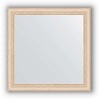 Зеркало в багетной раме Evoform Definite BY 0781 64 x 64 см, беленый дуб
