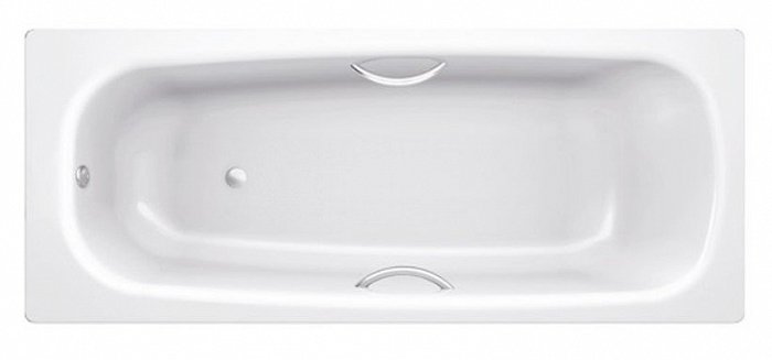 Стальная ванна BLB Universal HG 150x70 см с отверстиями для ручек