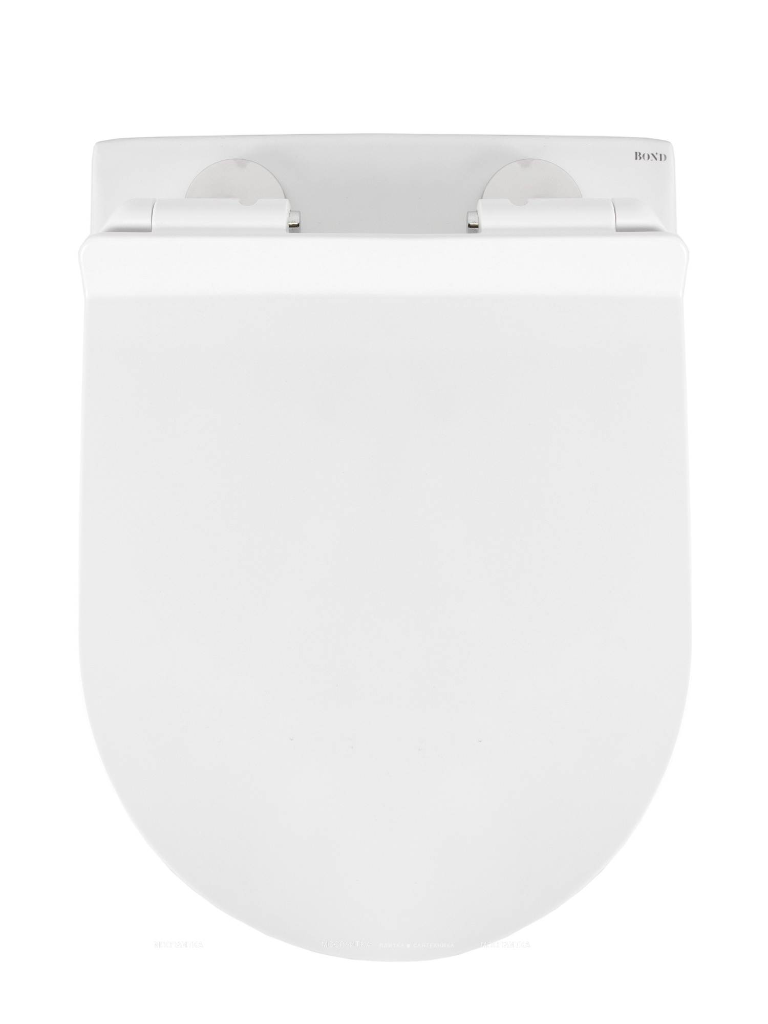 Унитаз подвесной безободковый Bond F01-10 с крышкой-сиденьем микролифт, белый - изображение 9