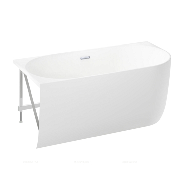 Акриловая ванна 150х75 см Wellsee Belle Spa 235701001 глянцевая белая - 2 изображение