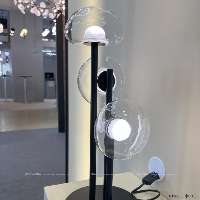 Настольная лампа Crystal Lux BOSQUE LG3 BLACK/TRANSPARENT - 5 изображение