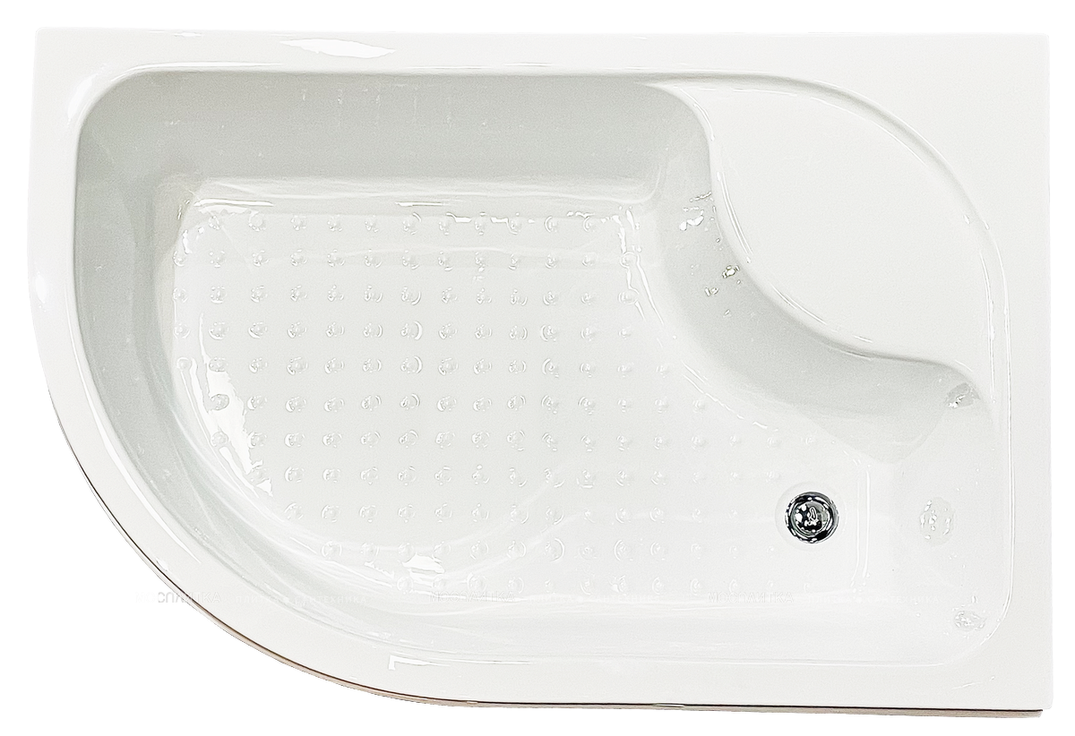 Душевой уголок Royal Bath 8120BK-C матовое правый - изображение 6