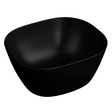 Раковина Vitra Plural накладная 45 х 38 см, цвет черный матовый, 7811B483-0016