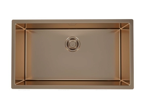 Кухонная мойка Alveus Monarch Quadrix 60 1122729 медь в комплекте с выпуском без сифона
