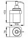 Дозатор для жидкого мыла Aquanet 5781-J - 4 изображение