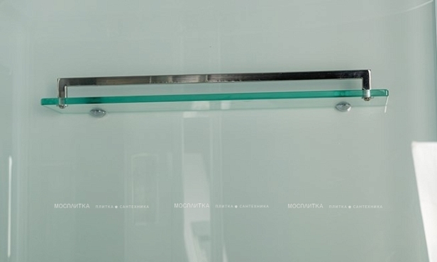 Душевая кабина WeltWasser WW500 100х100 см Halle 1004 профиль хром, стекло прозрачное - 7 изображение