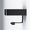 Держатель туалетной бумаги Am.Pm Inspire 2.0 A50A341522 с полкой для телефона и контейнером, черный матовый - изображение 6