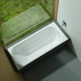 Стальная ванна Bette Form, с шумоизоляцией 160х70х42 см, цвет белый, 2942-000 AD