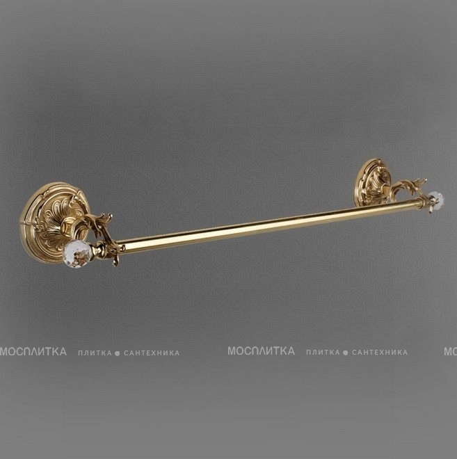 Полотенцедержатель Art&Max Barocco Crystal AM-1779-Do-Ant-C 70 см, античное золото - изображение 2